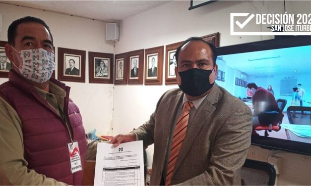Recibe Francisco Javier Vargas registro como pre candidato único del PRI para presidente municipal de San José Iturbide