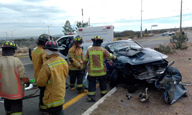 San Luis de la Paz: accidente frente al Hospital General deja a una persona sin vida