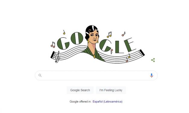 Google homenajea a la compositora Guanajuatense María Greever, a través de su «doodle»