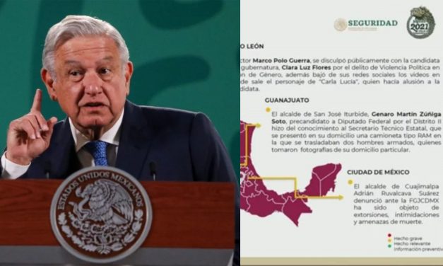 AMLO da a conocer amenazas a candidatos; Genaro Martín Zúñiga aparece en la lista