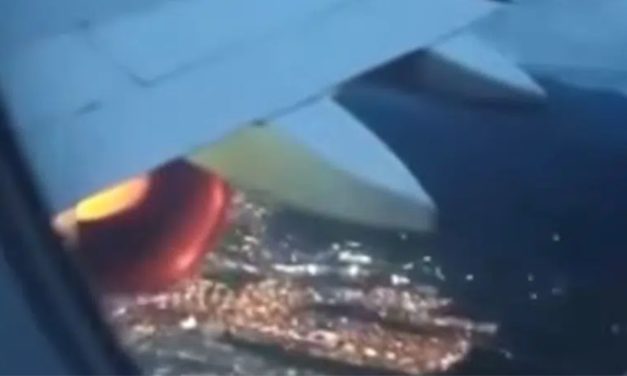 Avión aterriza de emergencia en León por incendio de turbina