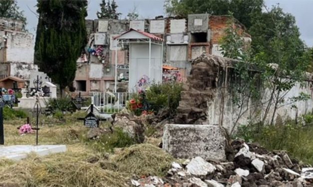 Lluvias continúan afectando a Panteón 1: ahora se derrumban gavetas