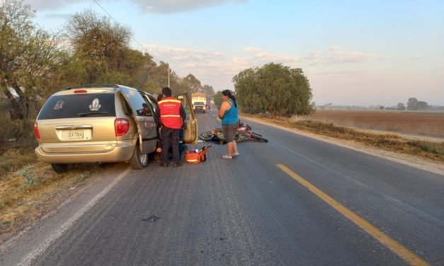 Choque entre motocicletas deja a una persona sin vida