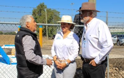 Consolida Cindy Arvizu alianza entre ITESI y parque opción para proveer agua.