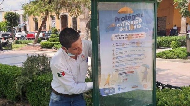 Exhorta protección civil a tomar medidas y evitar inundaciones