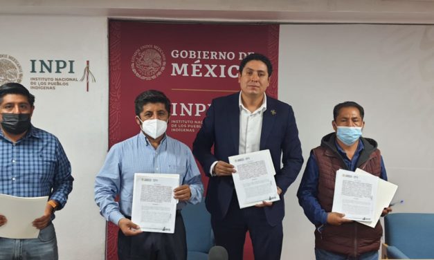 Sánchez Sánchez y el IPN signan convenio para dotar de agua potable a comunidades indígenas de San Luis de la Paz