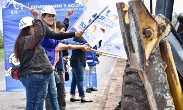 Dan banderazo a construcción de la primera etapa de ciclovía en San Diego de las Trasquilas