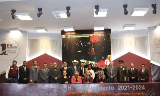 EDGAR JAVIER RESÉNDIZ JACOBO, PRESENTÓ SU PRIMER INFORME DE GOBIERNO COMO PRESIDENTE MUNICIPAL DE DOCTOR MORA