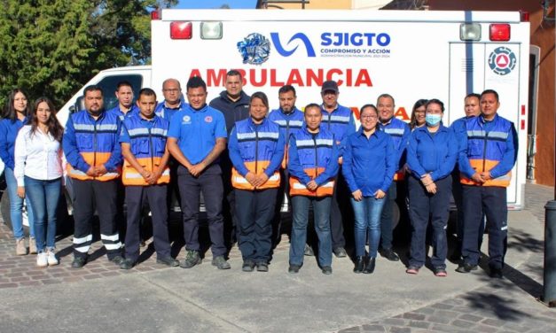 Dirección de Protección Civil recibe donación de ambulancia