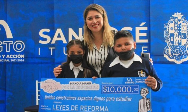 Fortalecen la infraestructura de 31 escuelas con «Mano a mano por la educación»