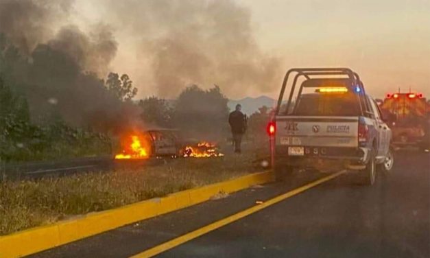 Tras detención de hermano de «El Marro», queman vehículos y comercios en varios municipios