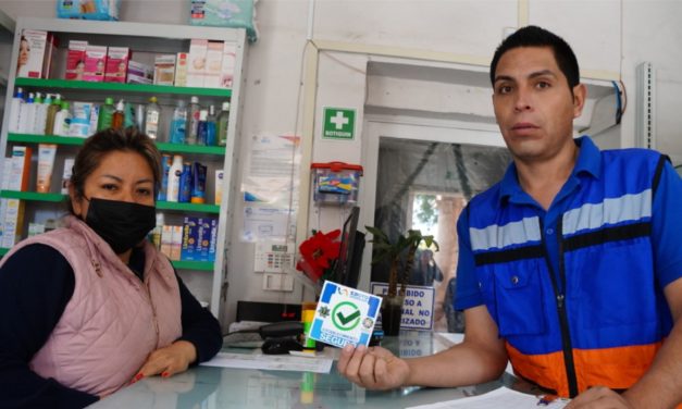 Otorga Protección Civil distintivos de cumplimiento a negocios