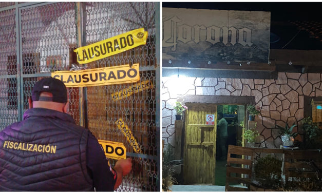 Clausuran bares por no acatar horarios de cierre