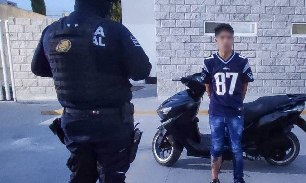 Juan Pablo se robó una motocicleta en la madrugada; En la tarde lo agarraron policías municipales