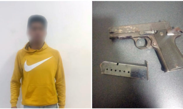 Detienen a individuo armado en colonia Padres Marías