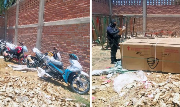 20 motos abandonadas en bodega en obra negra, son recuperadas por la Secretaría de Seguridad Pública Municipal