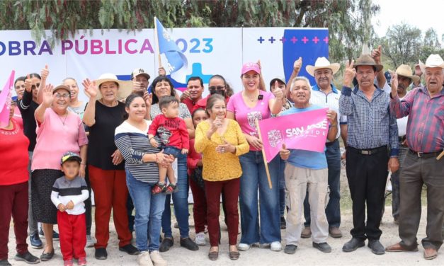 Arranca obra de empedrado en La Cinta