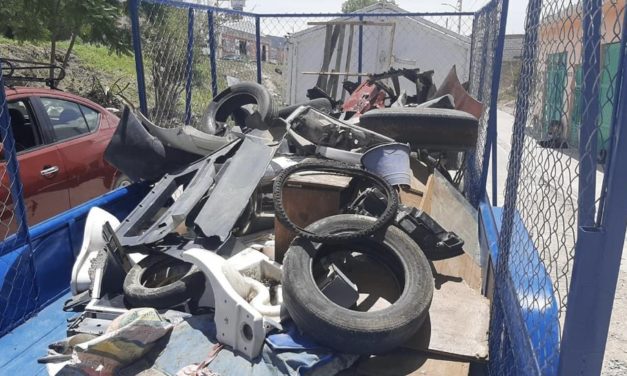 RECOLECTA SERVICIOS MUNICIPALES CASI UNA TONELADA DE CACHARROS EN DOS DÍAS