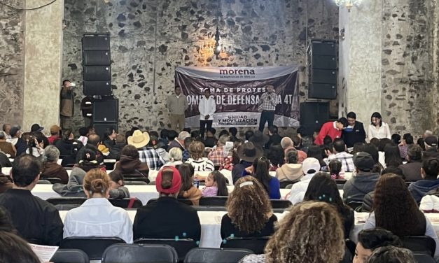 Toman protesta comités de defensa de la 4T en La Garrapata