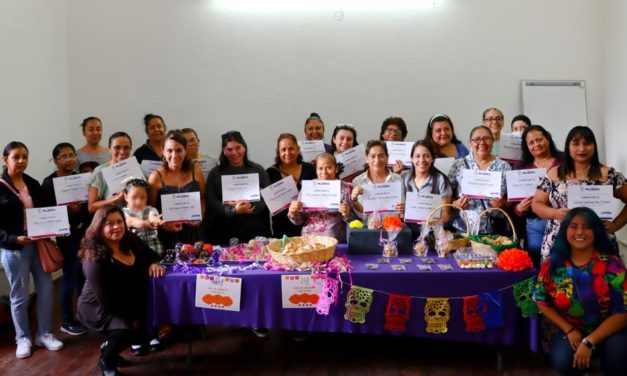 Clausuran taller de panadería, del programa “Juntas Podemos”