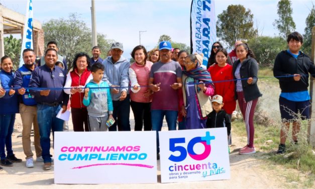 Entregan obras públicas en Pueblo Nuevo y La Reforma