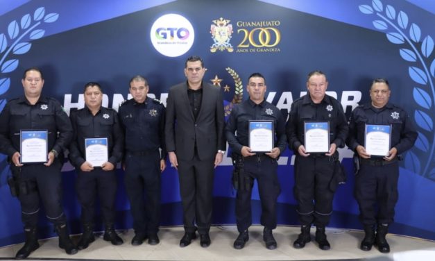 RECONOCEN A 6 ELEMENTOS DE SSP DE SJI A NIVEL ESTATAL