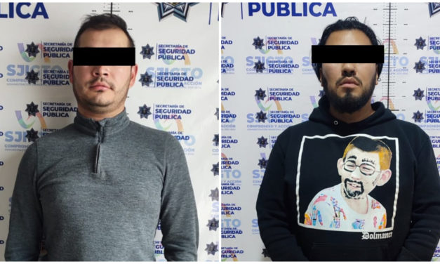 ASEGURAN ELEMENTOS DE SSP A AGRESORES POR VIOLENCIA DE GÉNERO