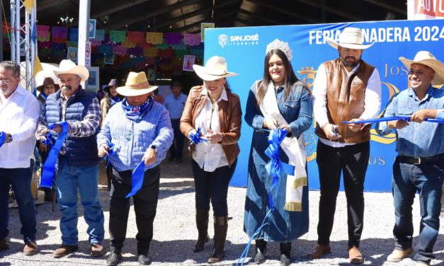INAUGURAN AUTORIDADES MUNICIPALES EXPO FERIA GANADERA 2024