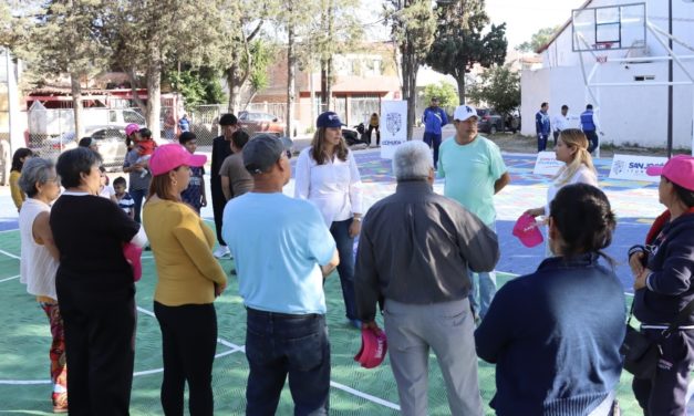 ENTREGA GOBIERNO MUNICIPAL DE SAN JOSÉ ITURBIDE CANCHAS EN LAS COLONIAS NICOLÁS CAMPA Y PRADOS DEL ROSARIO