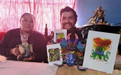 EL MAESTRO “ACQUA” YA ALISTA A “MIXTLI” PARA PARTICIPAR POR SEGUNDO AÑO CONSECUTIVO EN EL DESFILE DE ALEBRIJES MONUMENTALES